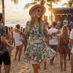 Women’s Floral Mini Dress